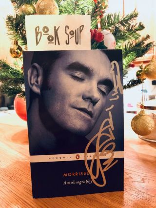 Signed Morrissey Autobiography 2013 Penguin Classic Autographed The Smiths