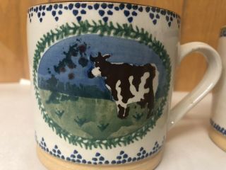 Nicholas Mosse Pottery Made in Irelane Set Two Mugs Cow and Sheep 3