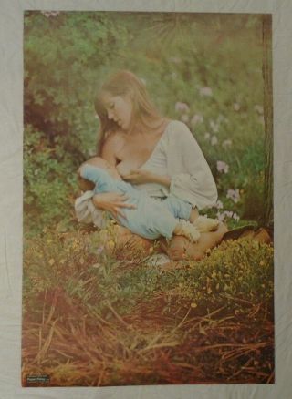 Woman And Baby 1969 Poster Breast Feeding Psychology Today