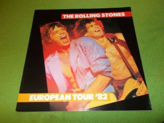 The Rolling Stones European Tour Programme/ Program 1982