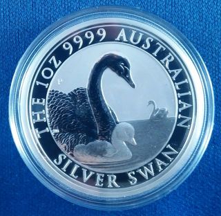 2019 Australia Silver Swan 1 Ounce.  9999 Silver Coin From Roll