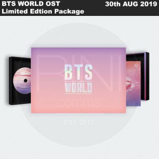 Bts World Ost Limited Edtion Package Cd,  Manageridcase,  Card,  Magnet,  Etc,  Tracking