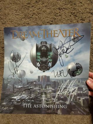 Dream Theater Signed The Astonishing Tour Poster