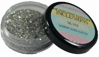 Ice Resin Glass Art Mechanique Inclusions German Glitter Crafts 0.  5 Oz - Silver
