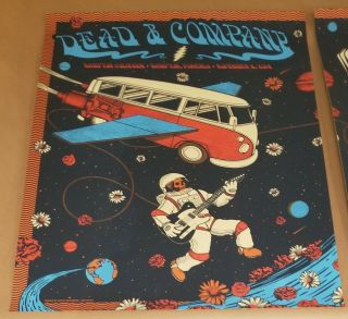 Dead & And Company Poster 2019 Hampton Coliseum Signed Numbered Night 1 Ae