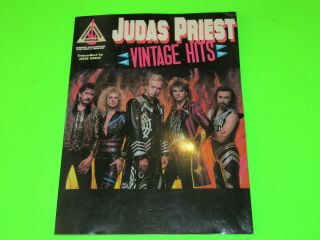 Vintage 1990 Judas Priest Vintage Songbook Guitar Vocal