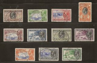 Cayman Islands 1935 Pictorial Defins To 5/ - Sg96/106