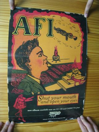 Afi Poster A Fire Inside Shut Your Mouth And Open Your Eyes