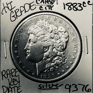 1883 Cc Morgan Silver Dollar Hi Grade U.  S.  Rare Key Coin 9376