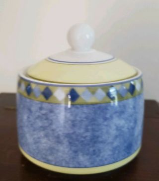 Royal Doulton " Carmina " Sugar Bowl With Lid Fine China 1999 With Tag