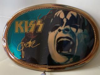 Vintage 1977 Pacifica Kiss Gene Simmons Belt Buckle With Pegasus Rare