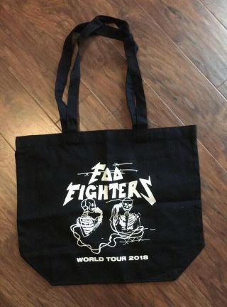Foo Fighters Canvas Tote Bag 2018 Would Tour York Gym Dave Grohl