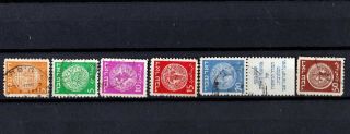 Full Set Of Israel Stamps 1948 1st Issue - Doar Ivri 1 - 6.  One With Tab