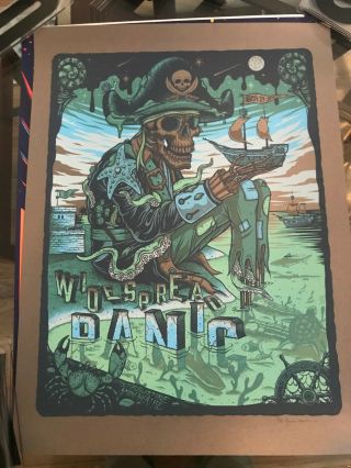 Widespread Panic Poster St.  Augustine 2018 Variant