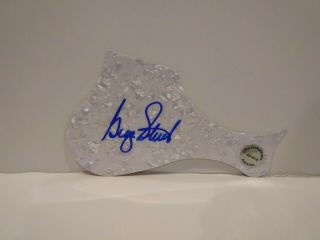 George Strait Signed Autograph Guitar Pick Guard Country Music Singer