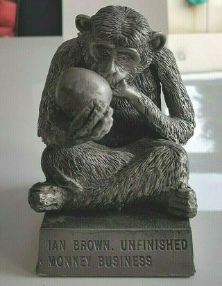 Ian Brown Stone Roses Unfinished Monkey Business Promo Metal Paperweight 1997