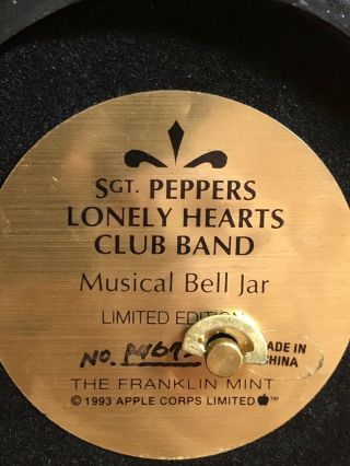 The Beatles Sergeant peppers lonely hearts club band musical bell jar 3