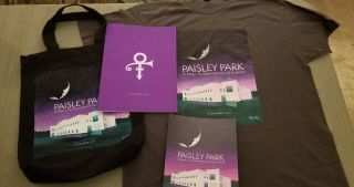 Prince Paisley Park Studio Tour Vip Memorabilia Mechandise Gift Bag Very Rare