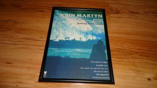 John Martyn - Framed Press Release Promo Poster