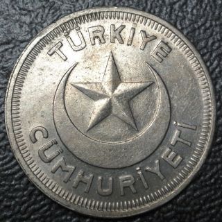 1937 Turkey - 10 Kurus - Copper - Nickel - Details