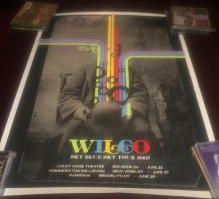Wilco Concert Poster 2007 Sky Blue Sky Tour