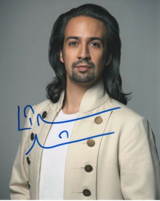 Lin Manuel Miranda Hamilton Signed Autographed 8x10 Photo L237