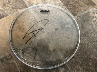 Tom Delonge Signed Autographed Drumhead Blink 182 Angels & Airwaves I Miss You