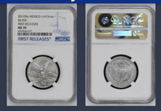 2017 Mexico 1/2 Onza Ngc Ms 70 First Releases