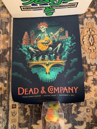 Dead And Company Poster 2017 Austin December 2nd 311/850 Grateful Dead