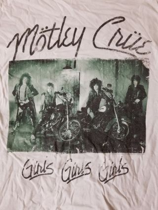 Motley Crue Girls Girls Girls Shirt Vince Neil Nikki Sixx 80s Glam Rock