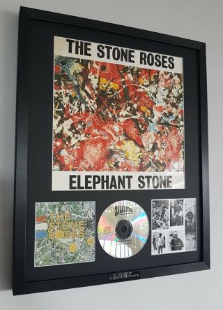 The Stone Roses - Framed Cover Elephant Stone & Cd Ian Brown