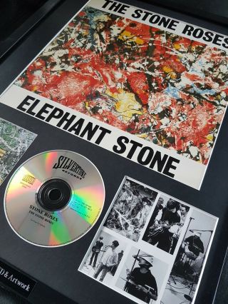 The Stone Roses - Framed Cover Elephant Stone & CD Ian Brown 2