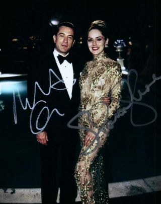 Robert Deniro Sharon Stone Autographed Signed 8x10 Photo Picture Pic,