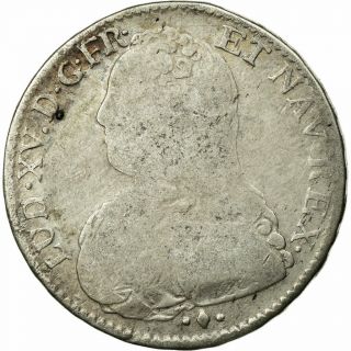 [ 474372] Coin,  France,  Louis Xv,  1/2 Écu Aux Branches D 