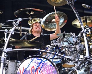 Gfa Korn Drummer Ray Luzier Signed Autograph 8x10 Photo Proof Ad1