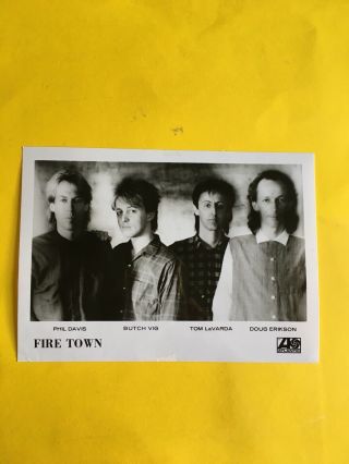 Fire Town Press Photo 5x7”,  Butch Vig,  Doug Erikson,  Atlantic Records.