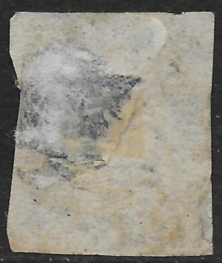 Great Britain stamps 1840 Black Penny CANC in Bad Shape /spacefiller 2