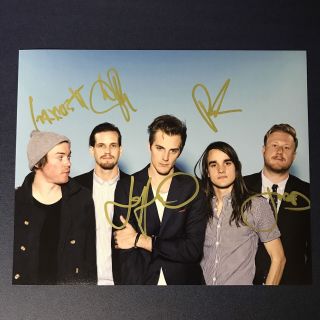 The Maine Full Band Signed 8x10 Photo Autographed Very Rare Hot W/ Proof
