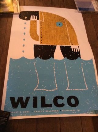 Wilco Concert Poster 2004 Eagles Ballroom Milwaukee