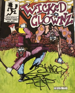 Icp Comic Book Limited Edition 01 - Autographed By Shaggy 2 Dope - Rare