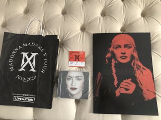 Madonna Madame X 2019 Tour Program Book W Tour Bag And Madame X Cd