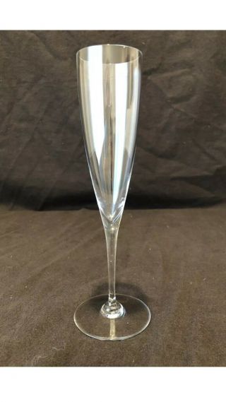 Baccarat Crystal Dom Perignon Champagne Flute Glass 9 1/4 " H Individually