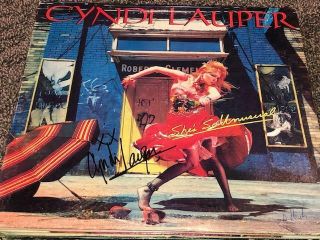 Cyndi Lauper Signed Autographed She 