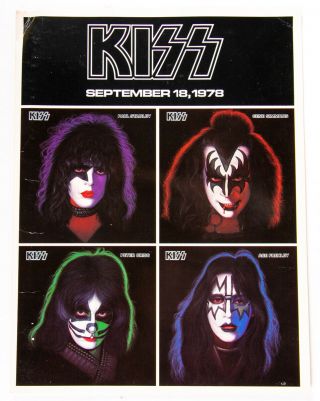 Kiss Press Kit Solo Albums Folder And Photos 1978