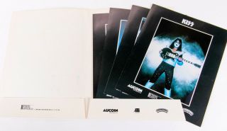 KISS PRESS KIT SOLO ALBUMS folder and photos 1978 2