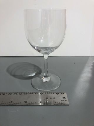Baccarat France Brummel Pattern Crystal Claret Glass Rare Size 5 3/4 "