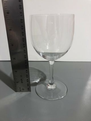 Baccarat France Brummel Pattern Crystal Claret Glass Rare Size 5 3/4 