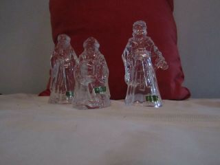 Marquis By Waterford Crystal The Nativity Wise Men 2nd In Series Figures Rare