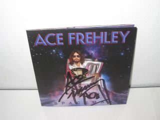 Ace Frehley Signed Spaceman Cd Kiss Autograph Gene Simmons Alive Comet Proof
