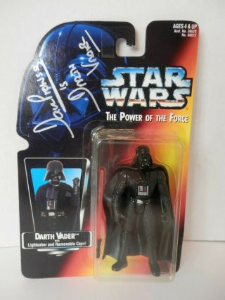 Vintage 1995 Star Wars Darth Vader Autographed By Dave Prowse - Nib -